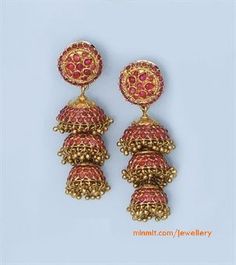 190 Best Jimiki Jhumka Love Images On Pinterest Jewelry American Antique Ruby Jhumkas Temple Jewellery Traditional Earrings Indian South