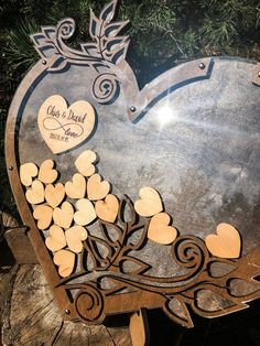 Drop box guest book sign