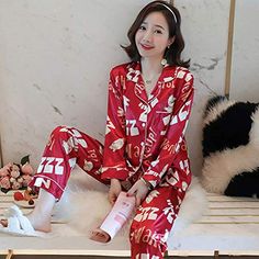 NEU Damen Pyjamas Schlafanzug Damennachtwäsche