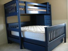 Cool E Saving L Shaped Twin Bunk Beds For 3 Persons They Re Of Cool E Saving L Shaped Twin Bunk Beds For 3 Persons They Re Of Wooden Materials With A Pretty Natural Finish Have Across Slatted Headboa