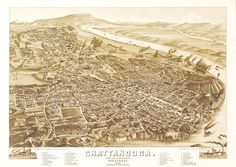 Ruger Vintage Map Print Poster 11x14 Ohio 1877 A Bird/'s Eye View of Cleveland