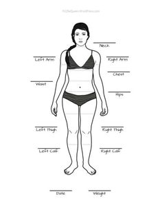 body measurements for women weight loss