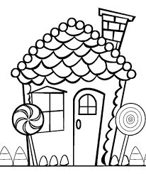 Gingerbread House Coloring Pages See More Image Result For Candyland Free Printables