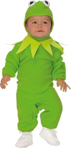 at your tadpoles age even the muppets kermit the frog found it easy being green toddler boys kermit the frog costume features a kermit romper with kermie