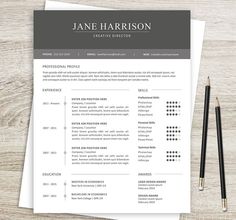 word resume