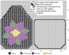 34 Best Fly Swatters Images Plastic Canvas Crafts Purple Flower Fly Swatter Cover