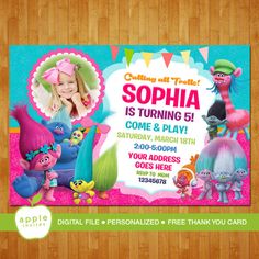 134 best trolls birthday party ideas images in 2018 trolls