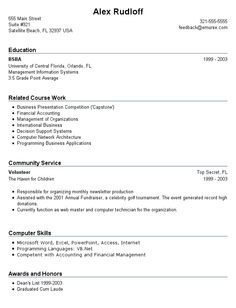 acting resume no experience