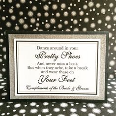 Wedding Sign If Your Feet Are Tired And Sore Grab A Pair 5x7 Tent Folded Dance Around In Your Pretty Shoes Wedding Flip Flop Basket Sign Black