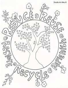Earth Day Coloring Pages From Doodle Art Alley Print And Enjoy