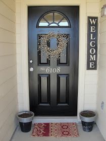 Eclectic Home Tour House Number 214 Black Front Doors Dark Front Door Nickel Accents Beige House Color