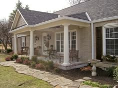 137 Best Ranch Home Porches Images In 2019 Country Homes Image Result For Front Porch Additions To Ranch Homes House Landscaping Exteriors