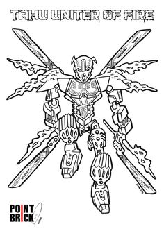 bionicle coloring pages to print coloring pages pinterest