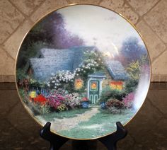 43 best thomas kincaids collector plates images on pinterest thomas kinkade christmas plates