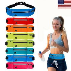Abby Girls Paquete de Cintura Impermeable Bolso Fanny Paquete para Hombres y Mujeres Bolso Cadera con Correa Ajustable para el Entrenamiento al Aire Libre Viajar Casual Correr Senderismo Ciclismo