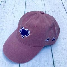 Men Women Sea Turtle Playing Hoop Vintage Washed Dad Hat Cute Adjustable Baseball Cap