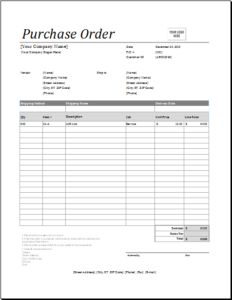 order form template purchase order templates order form template