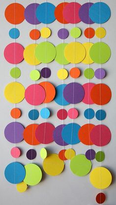 Holographic Circles Hanging Holiday Christmas Hanukkah New Years Eve Party Decoration 40 Inches Flomo