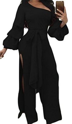 Xswsy XG Womens Off Shoulder Slim Fit Ruffle Floral Casual Chiffon Jumpsuits Rompers