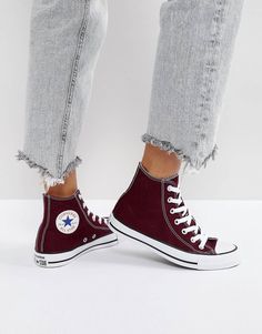 converse rouge bordeaux femme