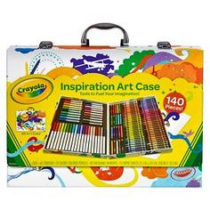 crayola 200 piece masterworks art case available only at toysrus