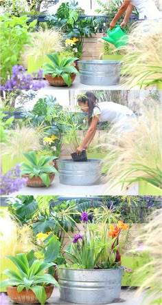 Easy DIY Solar Fountain in 1 Hour! {with Pond Water Plants} - A Piece Of Rainbow Diy Patio