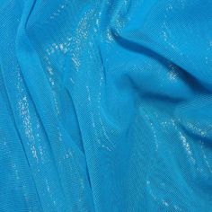 2 Way Stretch Turquoiseblue Fancy Shiny Holographic Sequins /& Glitter On Polyester Spandex