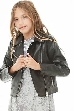 LJYH Women s Short Black Faux Leather Rivets Circle Punk Motorcycle Jacket