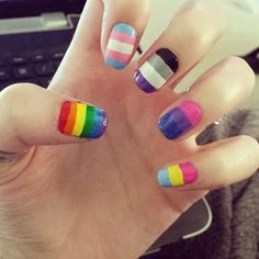 Nail Art Designs, Nail Designs, Nailart, Nails Inspiration, Cute Nails, Uñas, Pretty Nails, Perfect Nails, Flag Nails