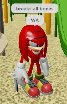 Shadow Meme Sticker Knock Knock It's Knuckles Sonic