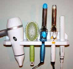 5 Hole Hair Dryer Curling Iron Flat Holder Dryer Curling Flat Hair Tool Iron Brush Shelf Holder Bathroom Organizer Storage Usa Tfccf