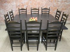 25 Best Large Dining Tables Images On Pinterest Room 72inch Square Black And White Table