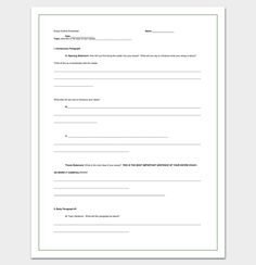 blank outline template