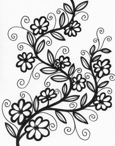 Easy Flower Mandala Coloring Pages