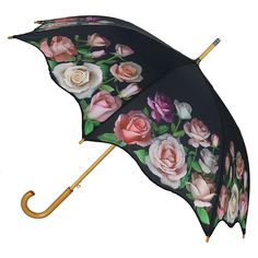 Double Layer Inverted Inverted Umbrella Is Light And Sturdy Romantic Floral Pattern Wreathes Texture Reverse Umbrella And Windproof Umbrella Edge Nig