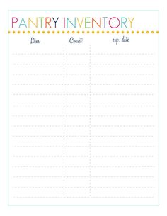 Pantry Stock photograph regarding Pantry Inventory Printable referred to as Pantry Stock