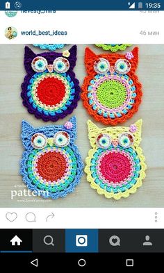 Crochet Turkey Coaster Thanksgiveing 25