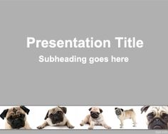 free dog powerpoint template