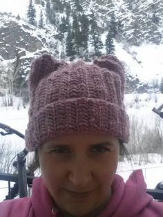 cat Hat Adult Women/'s Pink Raspberry Pussy Hat women/'s March Pussyhat Kitty Beanie