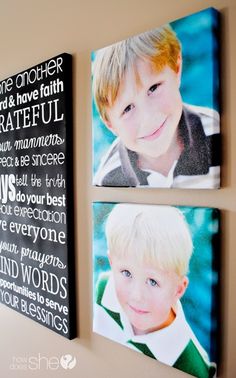 Diy Photo Canvas Prints With Authentic Texture Photo Canvas Diy Tutorial Best One I Have Seen So Far