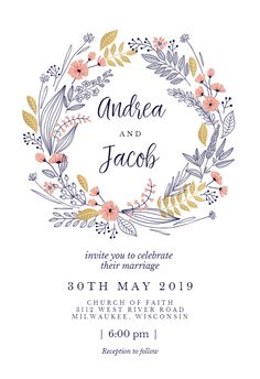 223 best wedding invitation templates free to print images in 2019 wedding card template free