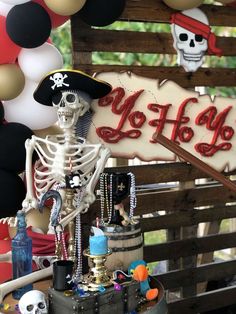 18 Pirate Balloon pirate party pirate theme pirate birthday