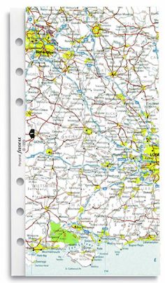 Filofax Personal Metropol Black Organiser /&Personal A-Z Index Multi-Coloured 2 Letters Per Tab