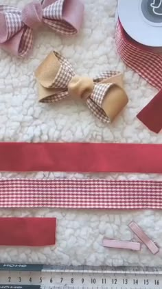 How To Make Bows, Diy Bow, Diy Sewing, Diy Hair Accessories, Sewing Crafts