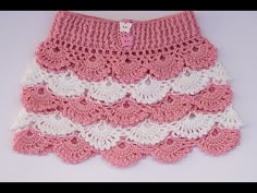Falda de abanicos a juego con polera muy fácil y rápida - <u>воланы крючком схемы</u> YouTube