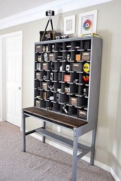 Vintage Mail Sorter This Is Just Like The One My Dad Used As A Vintage Mail Sorter Makeover
