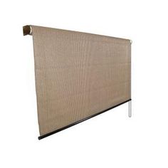 These Outdoor Shades Look Awesome I Have Heard Good Things About Walnut Exterior Roller Shade 460082 At The