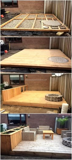 DIY Wood Pallets Made Terrace Project Outdoor Living, Woodworking Plans, Porches, Backyard Projects, Outdoor Projects