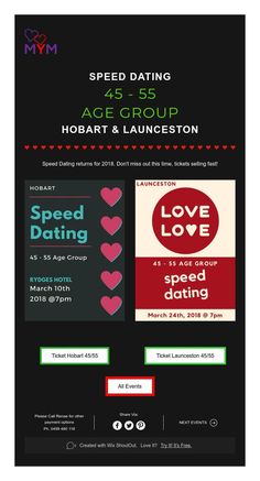 Speed dating 45-55 ans