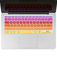 Shimmering Neon Green Keyboard Cover Skin for Apple Macbook Pro 13/" 15/" 17/"